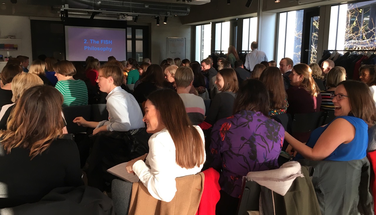a photo of people adding a fundraiser